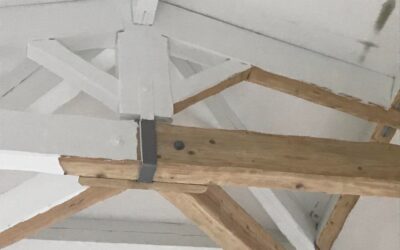 AÉROGOMMAGE DE POUTRE BOIS DANS L’HÉRAULT