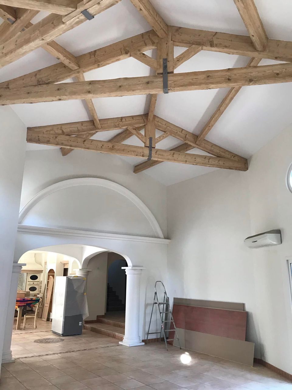 AÉROGOMMAGE DE BELLE FERME EN BOIS