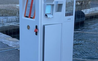 AÉROGOMMAGE & PEINTURE EPOXY BORNE ELECTRIQUE