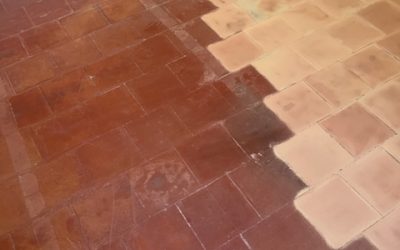 COMMENT NETTOYER DES TOMETTES EN TERRE CUITE