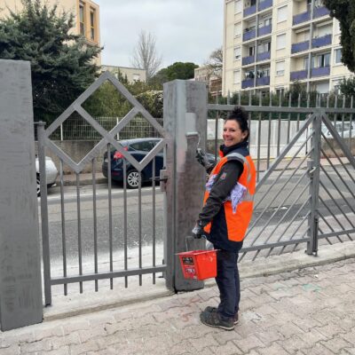 AÉROGOMMAGE ET PEINTURE PORTAIL FER HÉRAULT