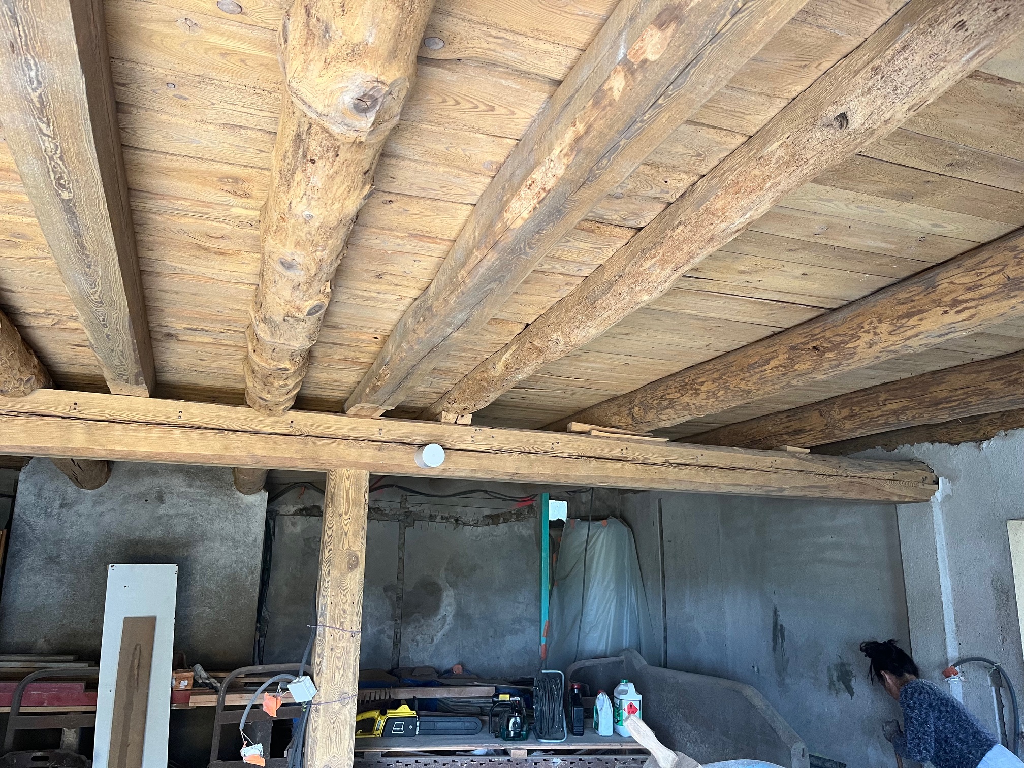 SABLAGE DE POUTRE BOIS À LANDOS