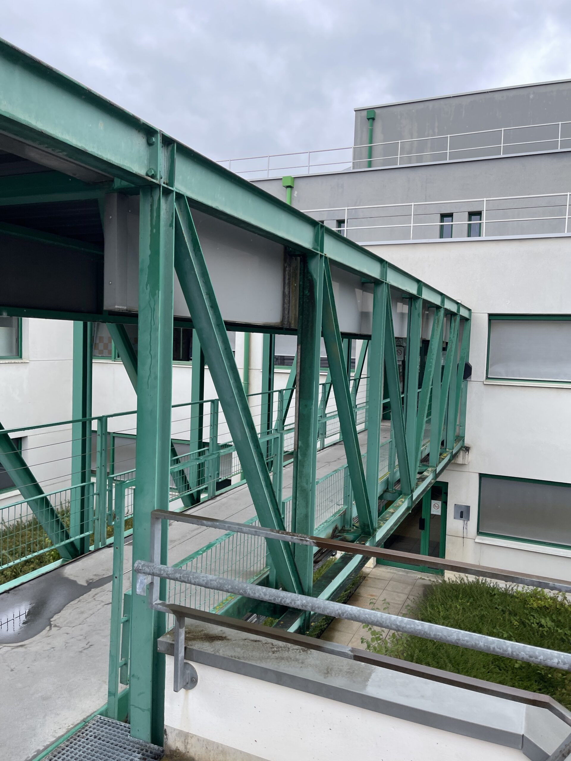 passerelle vue du haut
