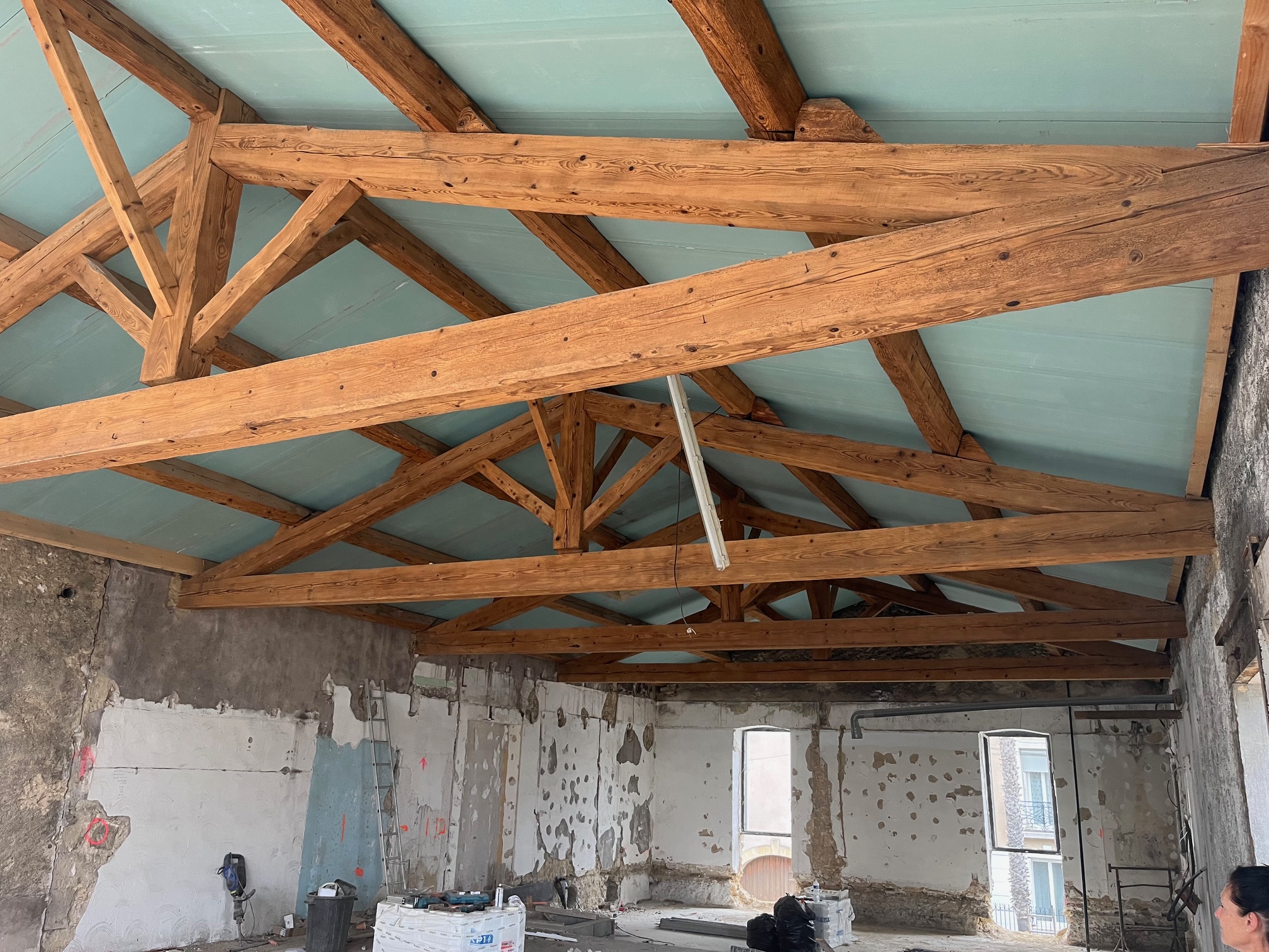 SABLAGE DE BELLE FERME EN BOIS