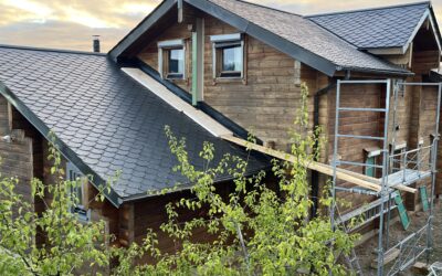AÉROGOMMAGE CHALET BOIS